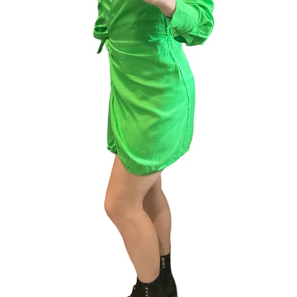 H&M Satin Mini Wrap Dress - Picture 3 of 6